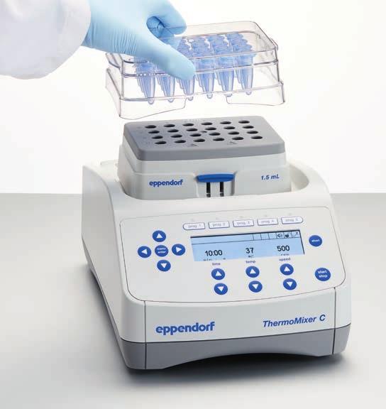 Color change Eppendorf PCR-cooler changes color depending on temperature (up to 1 h at 0 C after precooling at -20 C) Sample Handling Performing a 60-sec-incubation step for 24 samples in parallel?