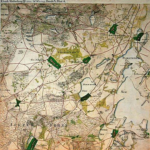 Cartographic Work according to Schmettau Key facts Schmettausches Kartenwerk 1. Scale 1:50.000 2. 3. 4.
