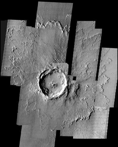 Craters unique to Mars: Rampart ( splosh ) craters