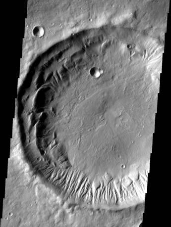 4E Martian craters: Modification by