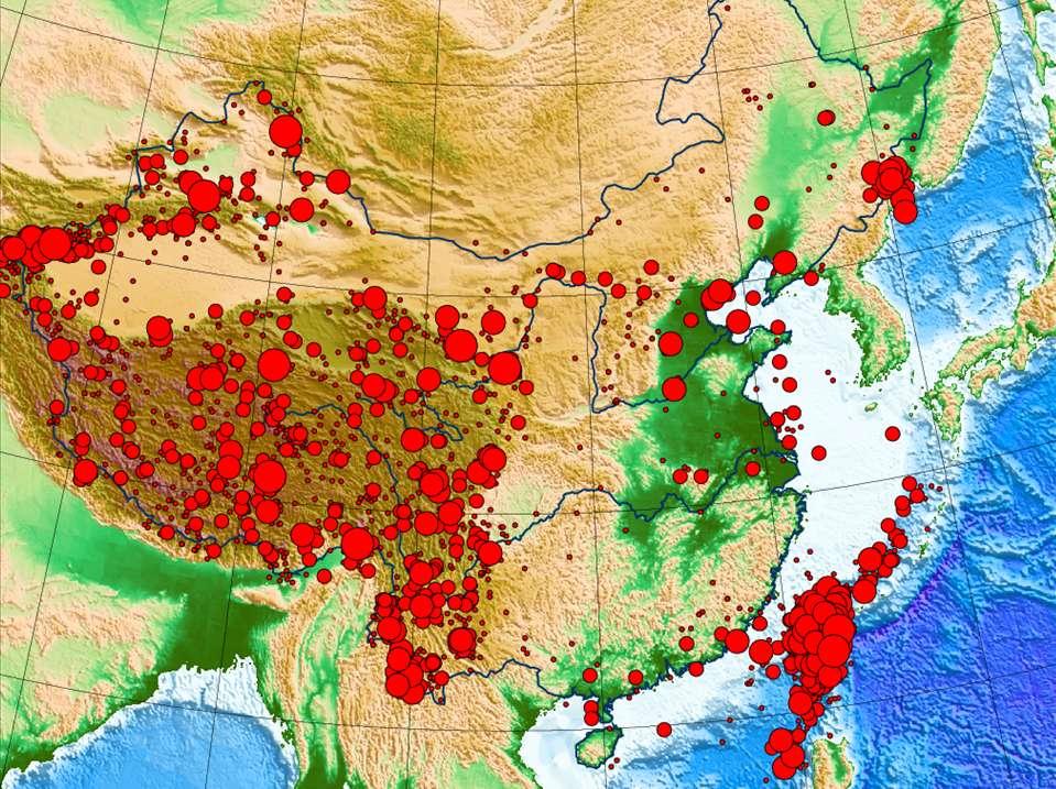 Earthquakes in China (since 1900) Serious earthquake situation in