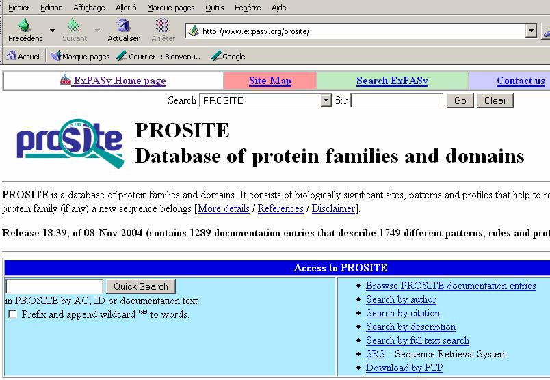 PROTEIN FAMILIES AND PROTEIN DOMAINS