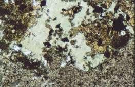 5-1 mm cross, subhedral opaque mineral, which occurs at 1332 m depth in well DRJ S-5. (A) (B) ap ap ch+sm ch+sm ap ap 0.