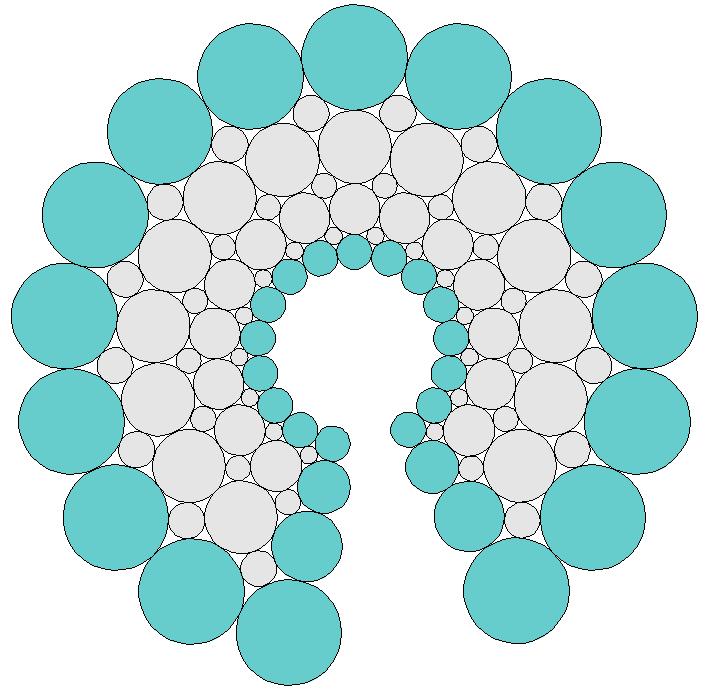 Circle Packings: Univalence and Branching A circle packing in which the circles have mutually disjoint interiors is said to be univalent.