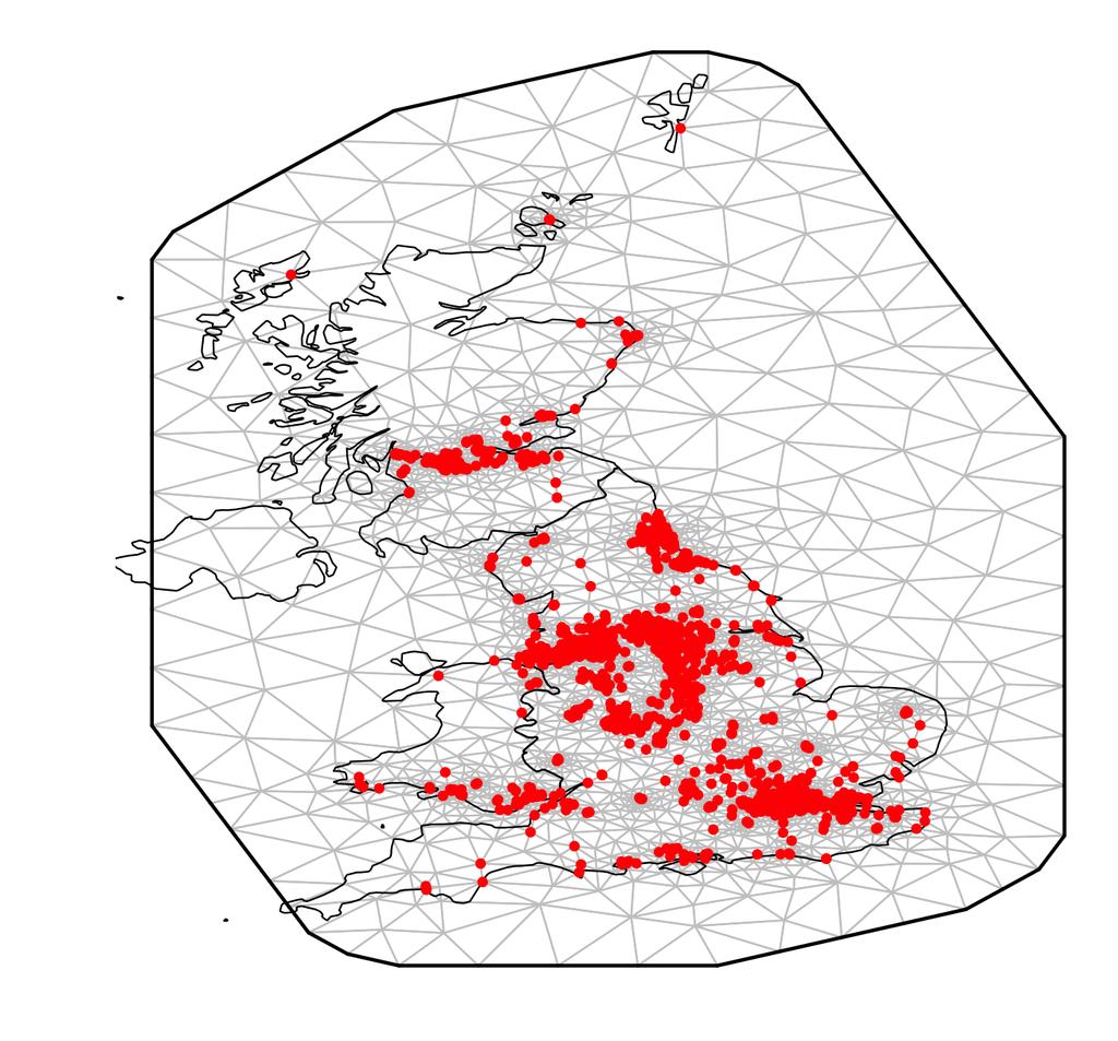 Figure 4: Triangulation for the UK.