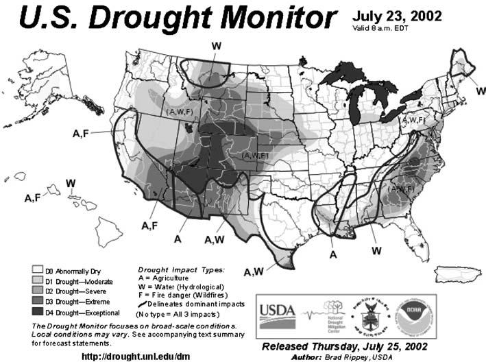 Vol. 162, 2005 Drought 2002 in Colorado: Unprecedented or Routine? 1457 Figure 1 U.S.