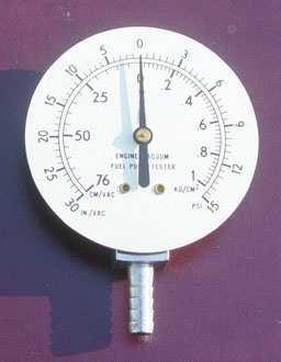 Mechanical gauges are based on a metallic pressure sensing element which flexes