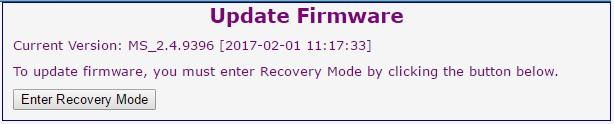 62 Weather MicroServer Firmware Update Firmware updates may be made available on Columbia Weather Systems web site (www.columbiaweather.