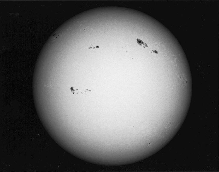 sunspots discovered by