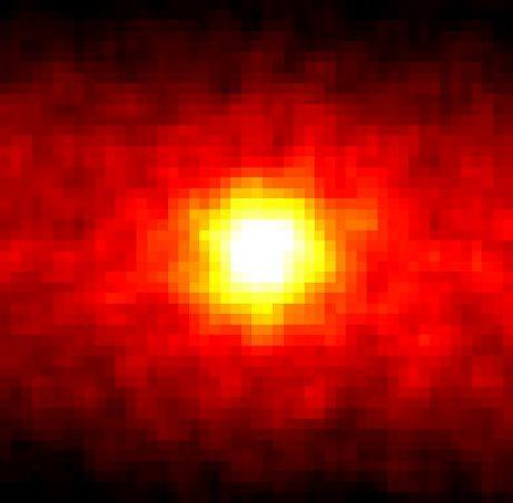 The Sun - 1999 (First picture in neutrinos) This picture was taken using data from the Kamiokande 2 neutrino observatory.