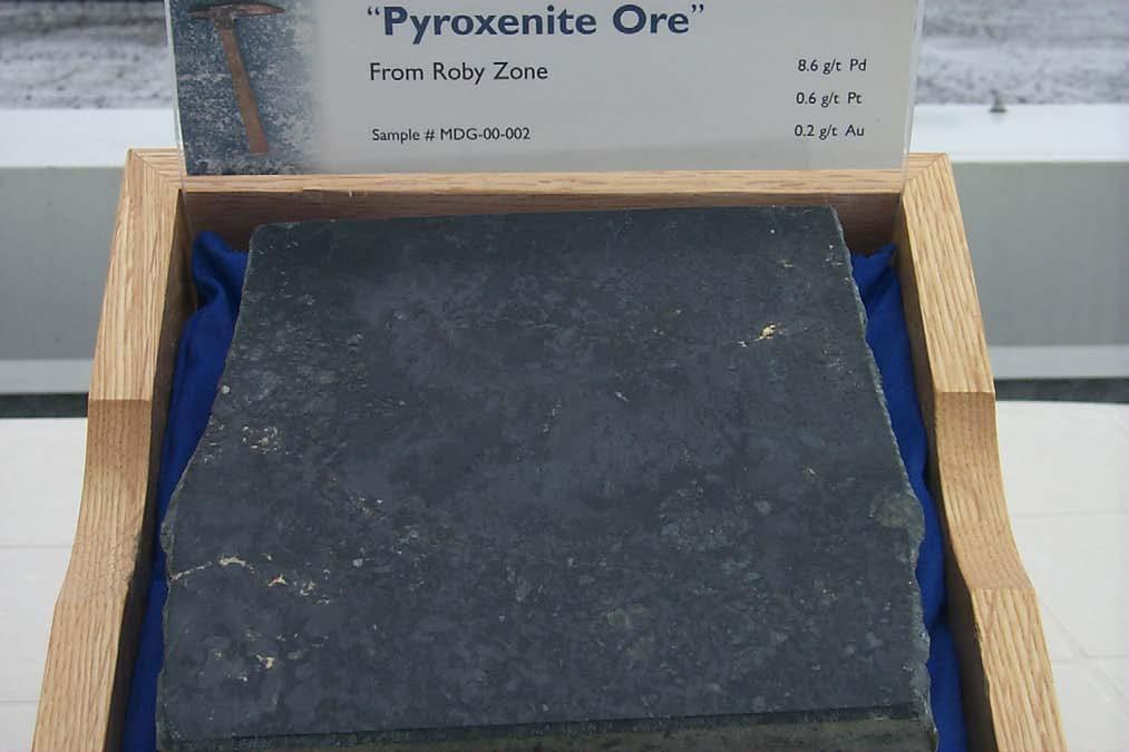 LDI Rock Types Ore Zone Pyroxenite unsheared