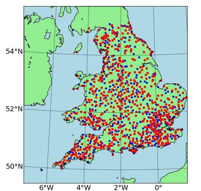 Measuring rainfall accumulation: Rain-gauges Radar Network of 1000 realtime