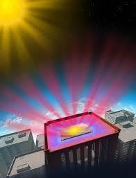 Radiative cooling: Dissipate excess heat into remote heat sinks