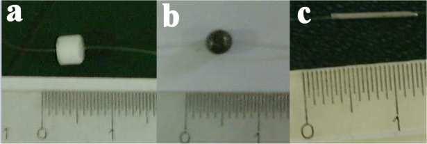 24 Fig 25: used perturbing objects: (a) dielectric cylinder; (b) metallic sphere; (c)