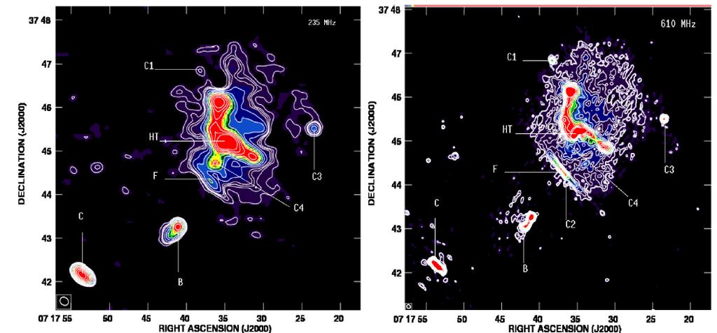 238 SF2A 2013 2 Non thermal emission and their spectral properties in galaxy cluster: M ACSJ0717.