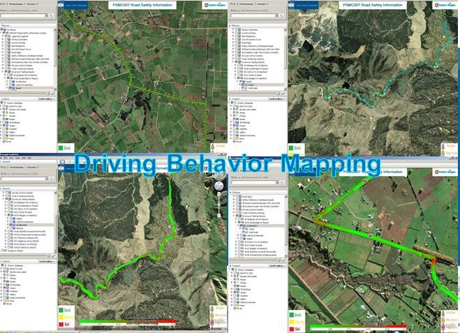 3) Provides input for road safety audit: the combined use of the road safety database and its mapping tool in Google Earth is able to provide the input for road safety audit such as crash history,
