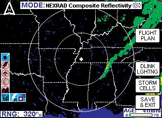 The XM legend reflects the lower limit of 10 dbz for light precipitation.