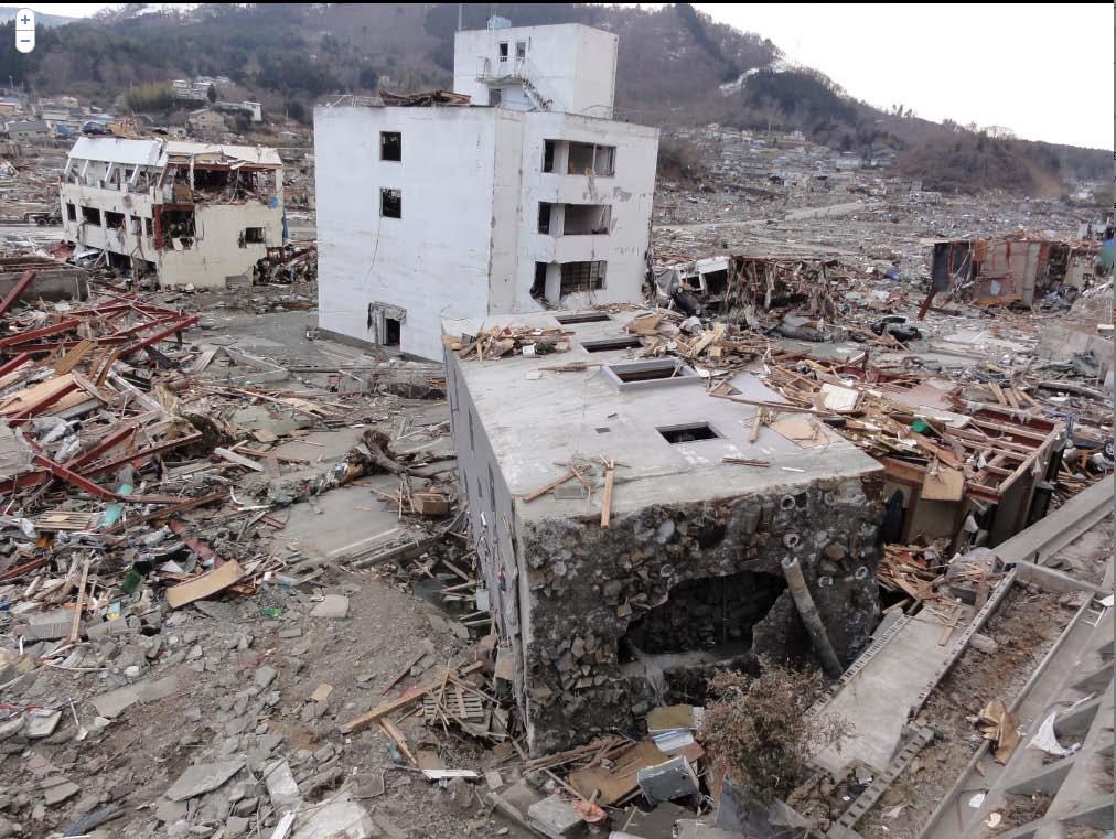 Onagawa Moment failure of the RC Building -- This is a new finding!