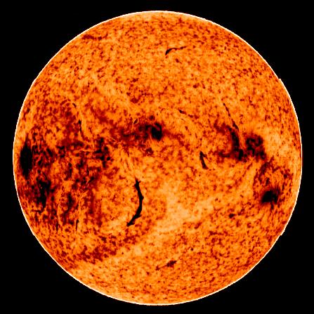 Example: the atmosphere of the Sun 23 3 In the Sun's photosphere n 1.5 10 m. 4 3 Assuming pure hydrogen, the density is ρ = nmh 2.5 10 kg m.