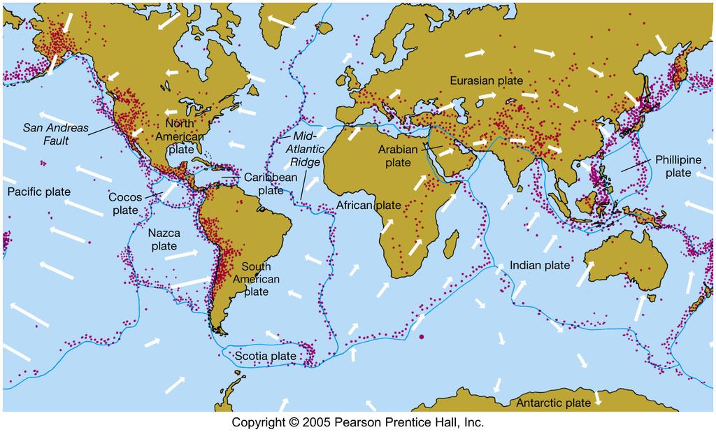 Crust and Upper Mantle Continental drift or plate tectonics: The entire Earth s surface is covered