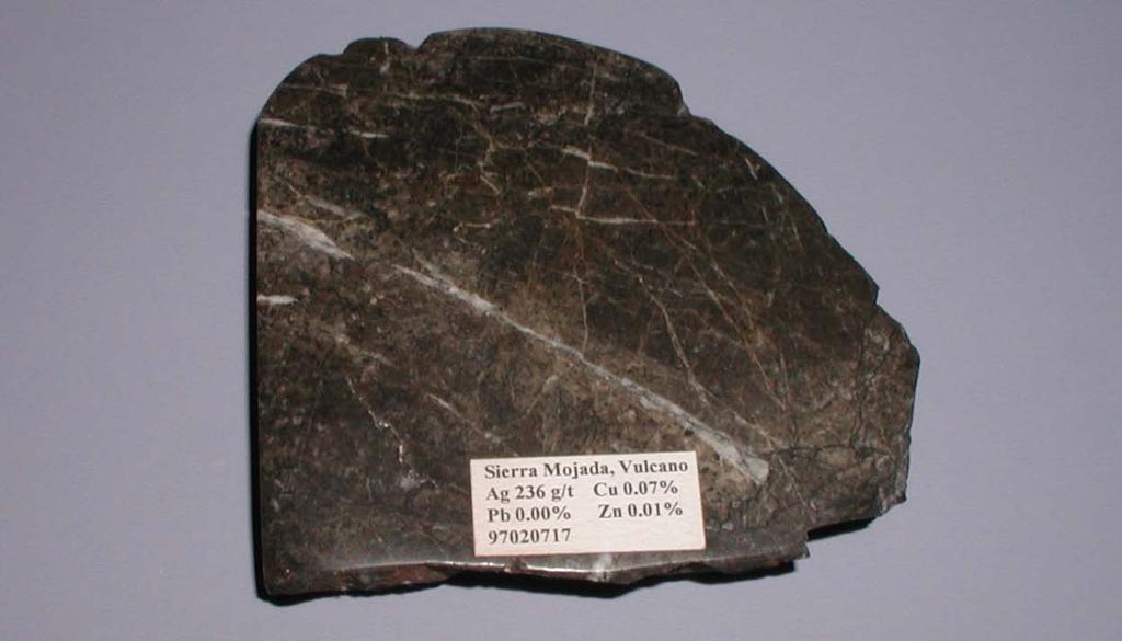 Limestone Vulcano Mine Copper 0.