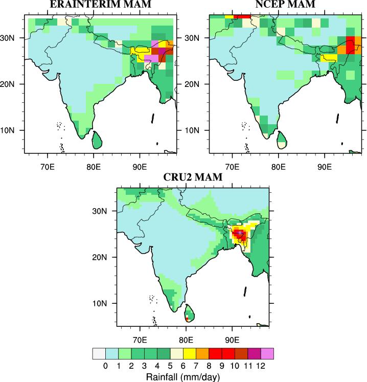 Rainfall MAM / Malaria Incidence JJA Left: Mean Spring (MAM) rainfall (mm/day) climatology over the period
