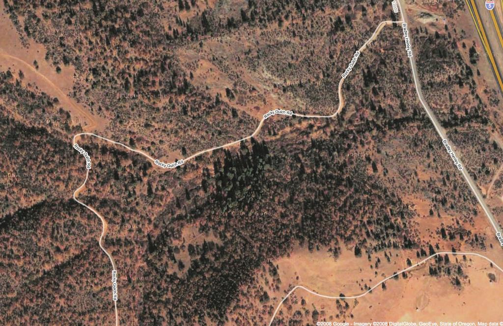 Proposed Mine Area N Satellite Image