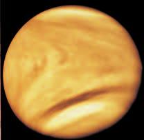A Atmosphere Venus is the planet most similar to Earth in physical properties, such as diameter, mass, and density, as shown in Appendix J, but its surface conditions are vastly different from those