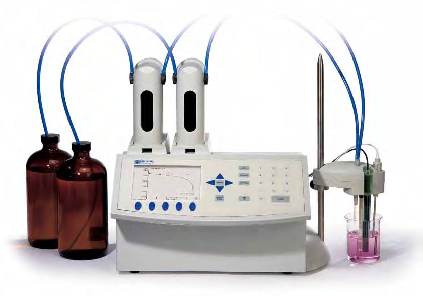 Instrument Features 320 x 240 pixel LCD w/backlight. Precise dosing system (accuracy under 0.1% of burette volume). Support up to 100 titration methods (standard and user defined).