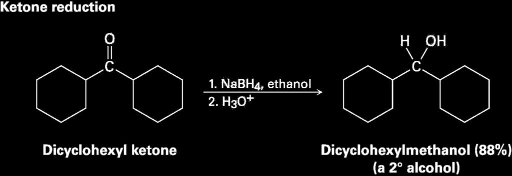 borohydride NaBH 4 is not sensitive to