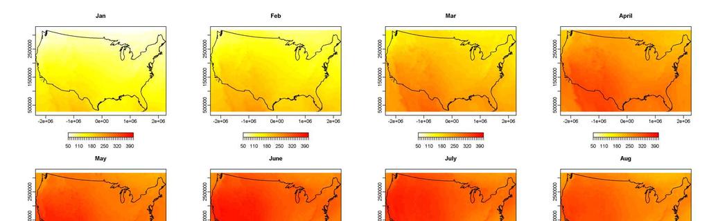 A Factor: Solar Radiation Solar radiation 30 yr averages