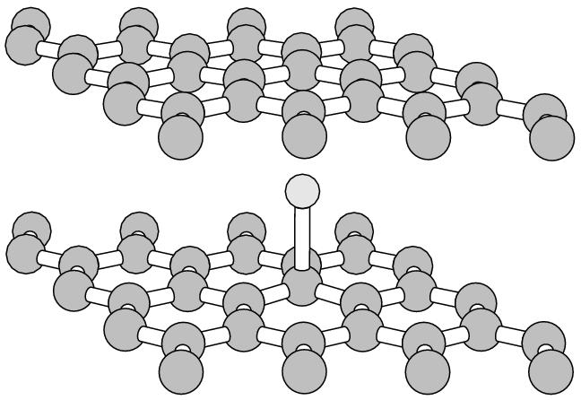 Au intercalated between graphene and toluene Bilayer graphene with Au