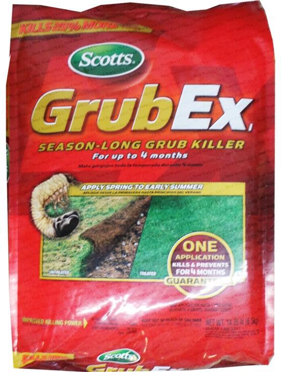 Chlorantraniliprole for White Grubs Presently only one OTC product Scott s Grub-Ex Anthranilic diamide insecticide Limited systemic activity Very low hazard