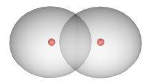 The shared pair of electrons provides each hydrogen atom with two electrons in its valence shell (the 1s) orbital.