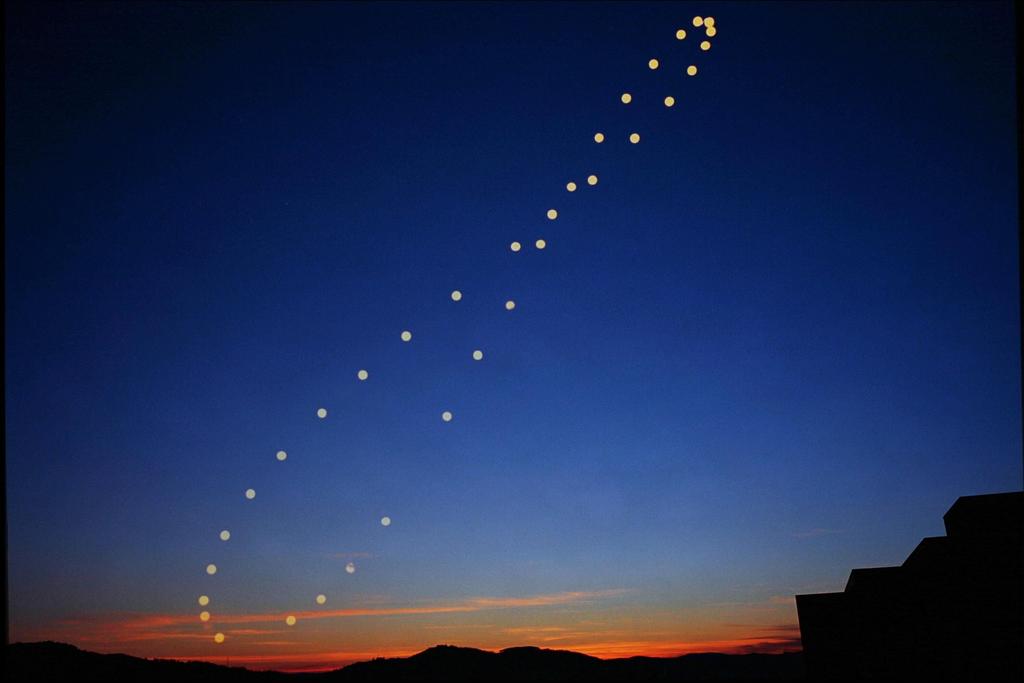 The Analemma Analemmas occur because of two factors: 1. 2.