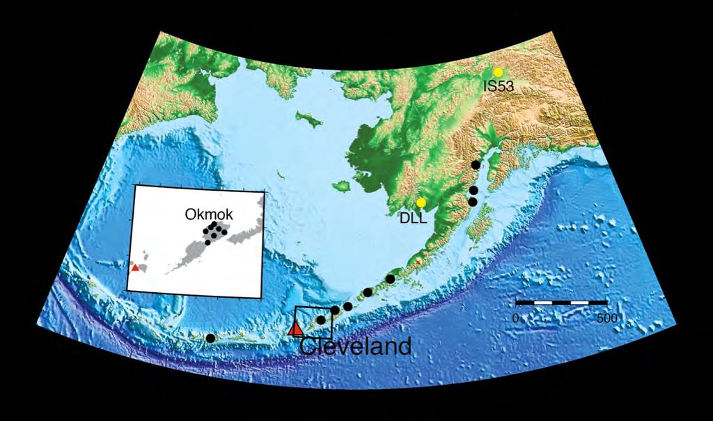 SEISMOACOUSTIC STUDIES: CLEVELAND VOLCANO, AK One of the most active and remote volcanoes in the Aleutian arc