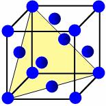 x side atoms) in the {110} planes in the FCC lattice.