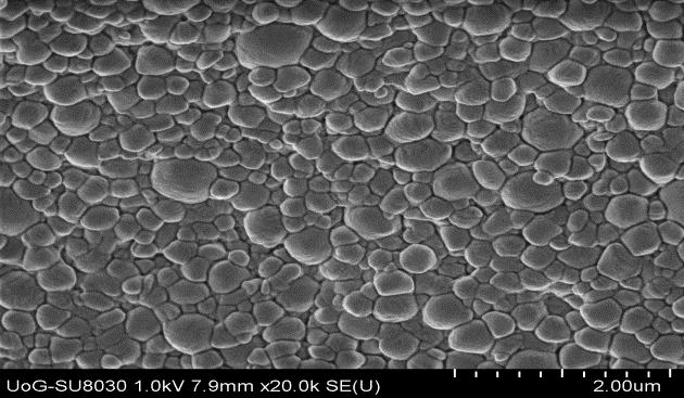 At a lower surfactant concentration, some nanoparticles tend to aggregate and form larger particles due to insufficient