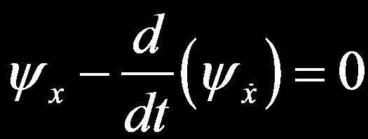 x( t), y( t), x dt y( x) x xt (), yt () x x 1 1 t 2 Mn J= ψ ( xyxy,,, ) dt t 1