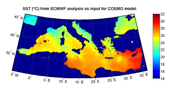 Appendix 2: Weak coupling between MFS and COSMO Operational runs: the SST used as