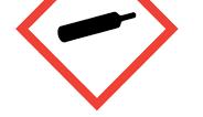 The Gas Cylinder pictogram represents a