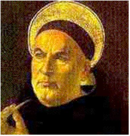 Aquinas: Substantial forms appear in a natural causal chain initiated by God and passing down through celestial bodies to terrestrial bodies.