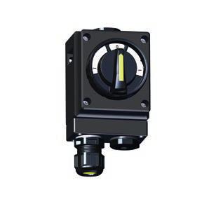 Installation Switch Series 800/-V0 > Available as pole OFF switch or changeover switch > Enclosure made of optical fibre reinforced polyester resin > Degree of protection IP according to IEC/EN 09 >