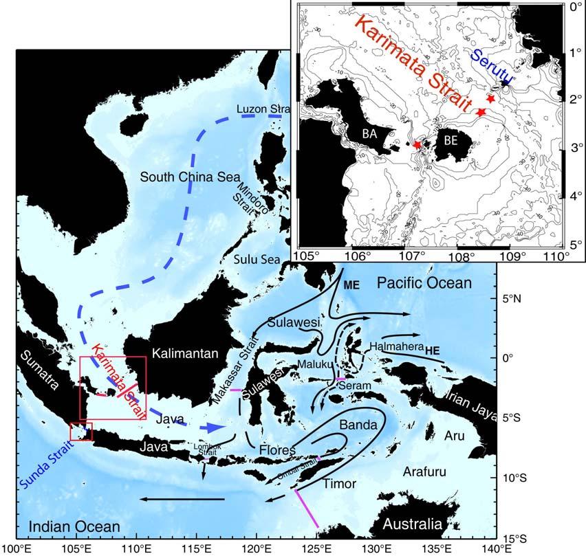 For future observation, we should have an integrated observation of Indonesian throughflow and biogeochemical properties, to fill the gap of the map of global climatological mean of pco2 and net