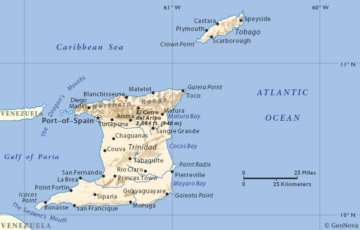 htm Figure 2: Map of Trinidad and Tobago Source: