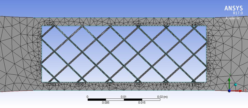 Figure A - 9: ANSYS mesh plot for LS specimen.