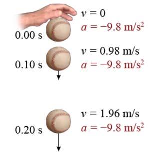 Positive and negative acceleration and velocity Can v = 0 while a 0? Acceleration is the rate at which velocity changes.