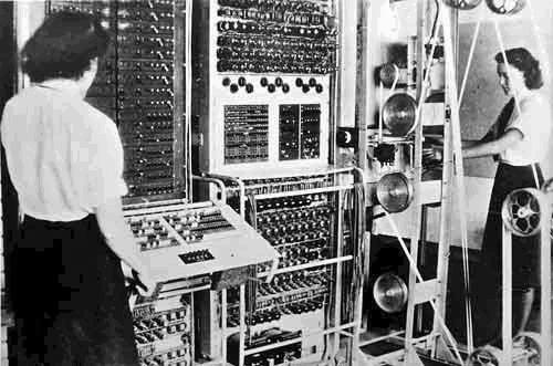 Colossus July 1942: Turing devised a method to decypher Lorenz cipher messages produced by the Germans Geheimschreiber machine.