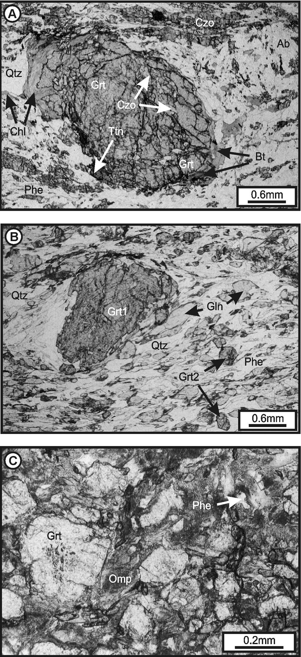 96 F. Rolfo et al. / Geodinamica Acta 17 (2004) 91 105 mica + quartz.