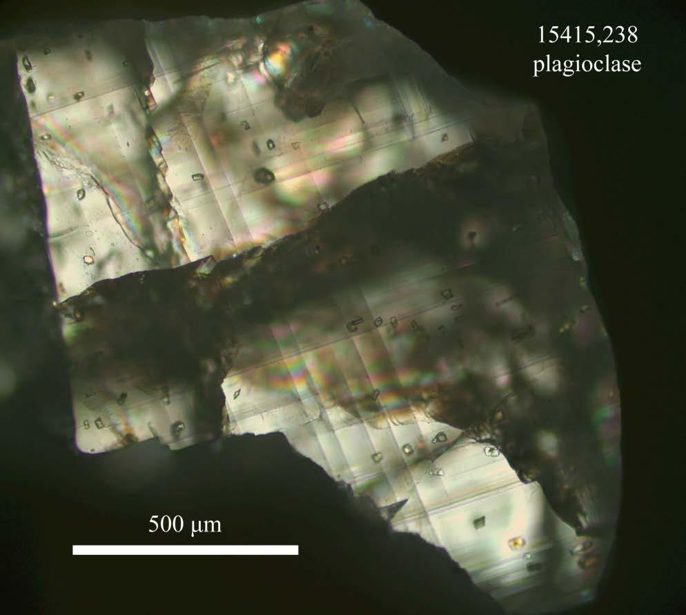 Ferroan Anorthosites Hui et al. (2013), Nature Geoscience Some glass beads have olivine crystals with melt inclusions Hui et al.